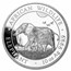 2022 Somalia 10 oz Silver Elephant BU